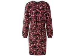 Vestido de lactancia y premamá de felpa para mujer con parte superior a juego.