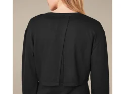 Vestido de lactancia y premamá de felpa para mujer con parte superior a juego.
