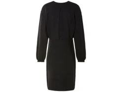 Vestido de lactancia y premamá de felpa para mujer con parte superior a juego.