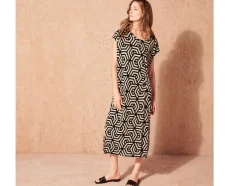 Vestido de mujer con lino