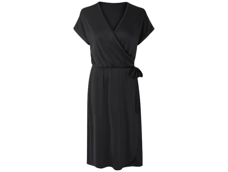 Vestido de mujer, efecto cruzado.