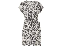Vestido de mujer, efecto cruzado.