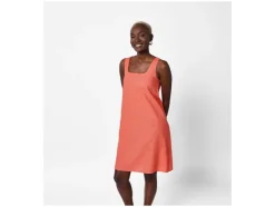 Vestido de mujer / Vestido cruzado con lino