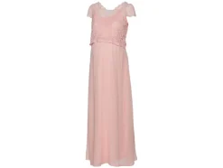 Vestido de premamá para mujer, de alta calidad con encaje elegante.