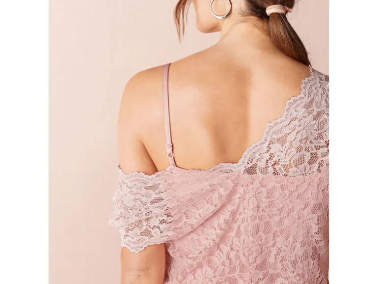 Vestido de premamá para mujer, de alta calidad con encaje elegante.