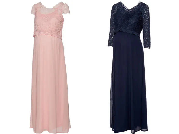Vestido de premamá para mujer, de alta calidad con encaje elegante.