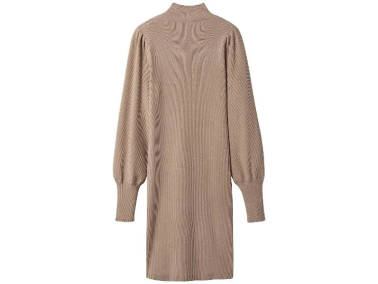 Vestido de punto acanalado de mujer