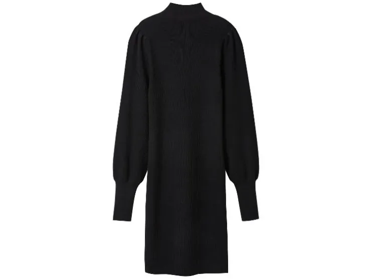 Vestido de punto acanalado de mujer