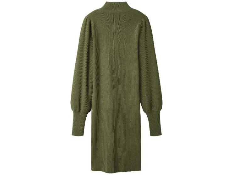 Vestido de punto acanalado de mujer