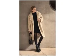 Vestido de punto acanalado de mujer