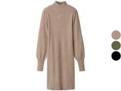Vestido de punto acanalado de mujer