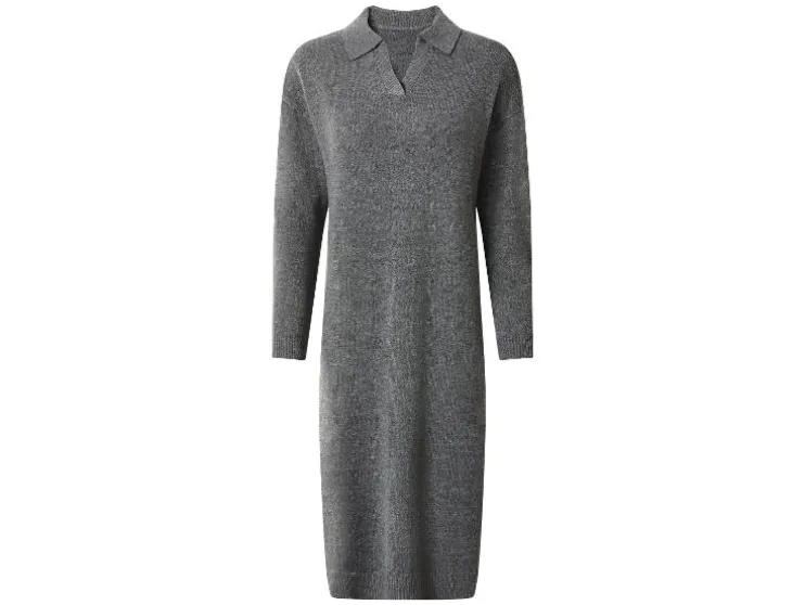 Vestido de punto fino de mujer