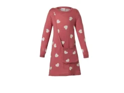Vestido de punto infantil con bolsito
