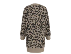 Vestido de punto jacquard para mujer