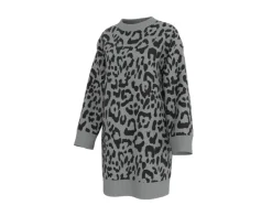 Vestido de punto jacquard para mujer
