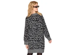 Vestido de punto jacquard para mujer