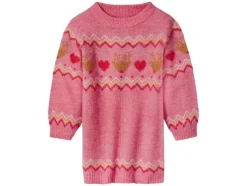 Vestido de punto navideño infantil