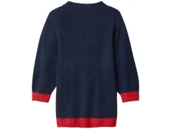 Vestido de punto navideño infantil