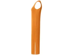Vestido midi de canalé para mujer
