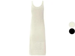 Vestido midi de ganchillo para mujer