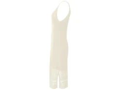 Vestido midi de ganchillo para mujer