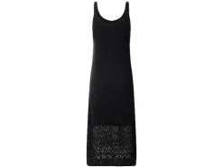 Vestido midi de ganchillo para mujer