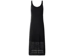 Vestido midi de ganchillo para mujer