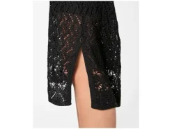 Vestido midi de ganchillo para mujer