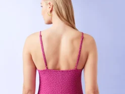 Vestido plisado midi de mujer