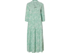 Vestido túnica de mujer con cordones decorativos.