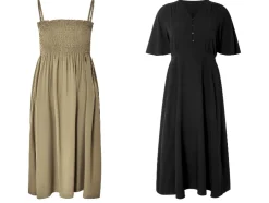 Vestido túnica / Vestido, longitud midi.
