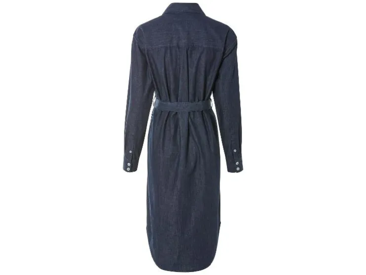 Vestido vaquero de mujer de estilo camisa en tendencia