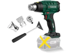 20 V Pistola de aire caliente recargable »PHLGA 20-Li B1«, con accesorios, sin batería ni cargador.