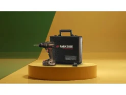 20V Weltrekord Taladro atornillador recargable »PPABSS 20 Li A1 - Arnold Schwarzenegger«, con batería y cargador.