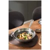 Wok de acero inoxidable prémium con estructura de panal, Ø 28 cm.