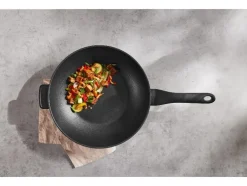 Wok de fundición de aluminio, Ø 32 cm.