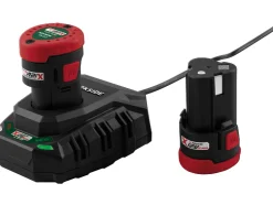 2x 12V / 2Ah Batería »PAPK 12 A4« y 1x 2,4A Cargador »PLGK 12 A3«.