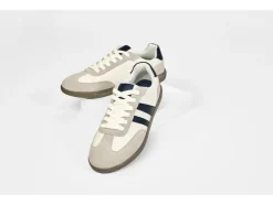 Zapatillas de hombre con piel