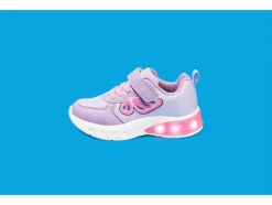 Zapatos infantiles con luz, con efecto luminoso.